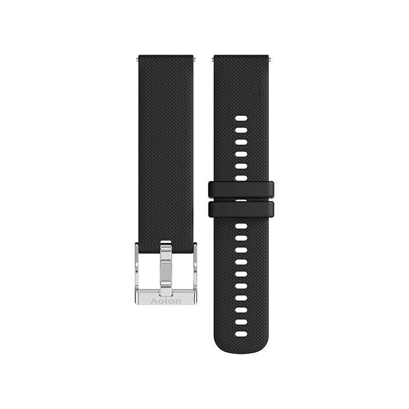 Aolon 22mm texturerat silikonarmband - Aolon